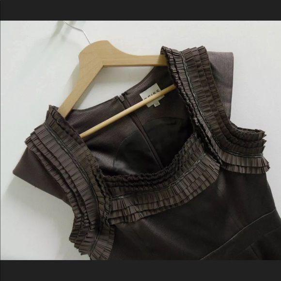 REISS Lou Pleat Cap Dress • Size 6 • - Picture 2 of 12